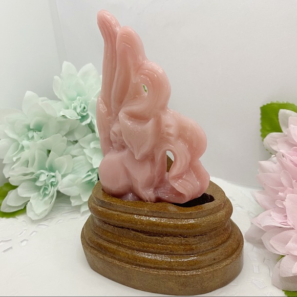 Nature Pink Opal Nine Tailed Fox - Picture 3 of 7